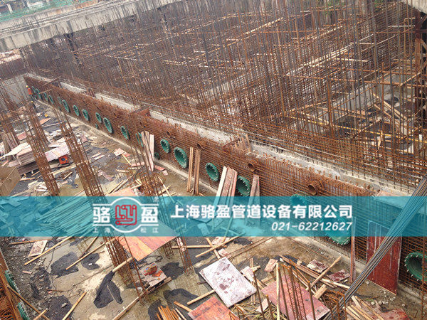 剛性人防套管安裝實圖